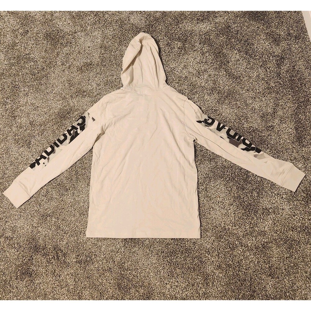 Adidas Long Sleeve Youth Medium 10/12 Hooded Lightweight Shirt  100% Cotton